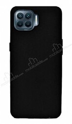 Eiroo Lansman Oppo Reno4 Lite Siyah Silikon Kılıf - Eiroo