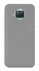 Eiroo Lansman Xiaomi Mi 10T Lite Gri Silikon Kılıf - Eiroo