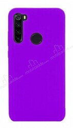 Eiroo Lansman Xiaomi Redmi Note 8 Mor Silikon Kılıf - Eiroo