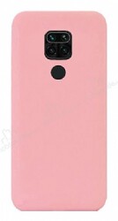 Eiroo Lansman Xiaomi Redmi Note 9 Pembe Silikon Kılıf - Eiroo