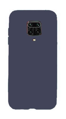 Eiroo Lansman Xiaomi Redmi Note 9 Pro Lacivert Silikon Kılıf - Eiroo