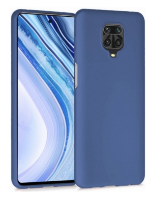 Eiroo Lansman Xiaomi Redmi Note 9S Lacivert Silikon Kılıf - Eiroo