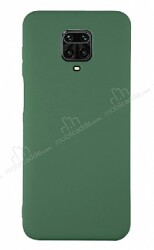 Eiroo Lansman Xiaomi Redmi Note 9S Yeşil Silikon Kılıf - Eiroo