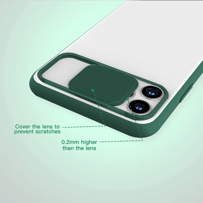 Eiroo Lens Series Oppo Reno4 Lite Lacivert Silikon Kılıf - 2