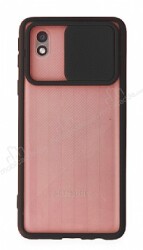 Eiroo Lens Series Samsung Galaxy A01 Core Siyah Silikon Kılıf - Eiroo