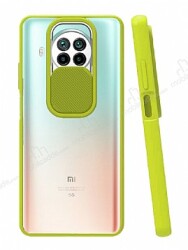 Eiroo Lens Series Xiaomi Mi 10T Lite Sarı Silikon Kılıf - Eiroo