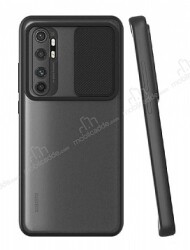 Eiroo Lens Series Xiaomi Mi Note 10 Lite Siyah Silikon Kılıf - Eiroo