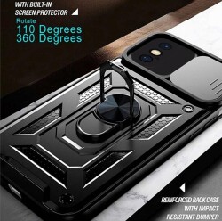 Eiroo Magnet Lens iPhone X / XS Ultra Koruma Yeşil Kılıf - 3