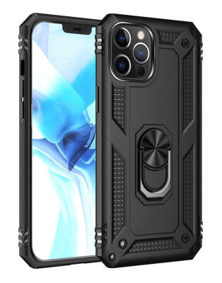 Eiroo Magnet Ring iPhone 12 Pro Max Ultra Koruma Kılıf - 1