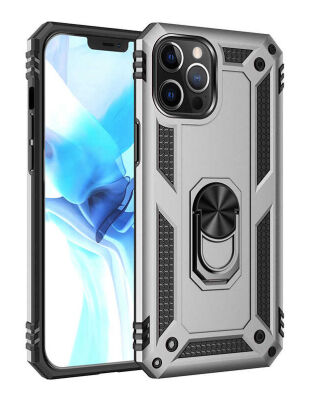 Eiroo Magnet Ring iPhone 12 Pro Max Ultra Koruma Kılıf - 5