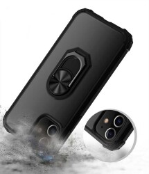Eiroo Magnetics iPhone 12 Mini 5.4 inç Ultra Koruma Kırmızı Kılıf - 3