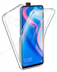 Eiroo Protection Huawei Y9 Prime 2019 / P Smart Z 360 Derece Koruma Şeffaf Silikon Kılıf - Eiroo