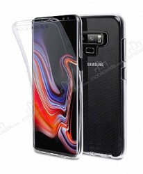 Eiroo Protection Samsung Galaxy Note 9 360 Derece Koruma Şeffaf Silikon Kılıf - Eiroo