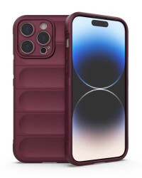 Eiroo Puffer iPhone 15 Pro Max Silikon Kılıf - 1