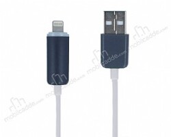 Eiroo Rainbow Lightning Işıklı Gri Data Kablosu 1m - Eiroo