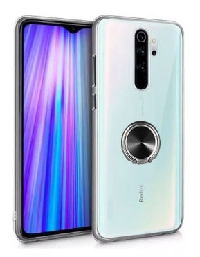 Eiroo Ring Crystal Xiaomi Redmi Note 8 Pro Yüzüklü Silikon Kılıf - 5