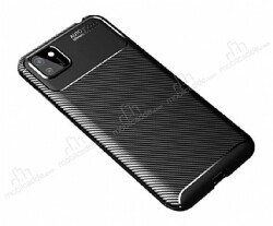Eiroo Rugged Carbon Huawei Y5p Siyah Silikon Kılıf - Eiroo