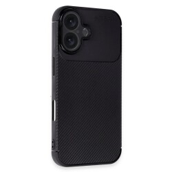 Eiroo Rugged Carbon iPhone 16 Plus Silikon Kılıf - 5