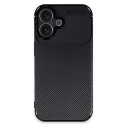 Eiroo Rugged Carbon iPhone 16 Plus Silikon Kılıf - 6