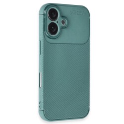 Eiroo Rugged Carbon iPhone 16 Plus Silikon Kılıf - 8