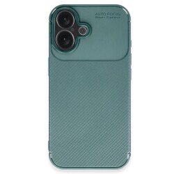 Eiroo Rugged Carbon iPhone 16 Plus Silikon Kılıf - 9