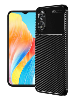 Eiroo Rugged Carbon Oppo A60 Silikon Kılıf - 2