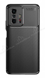 Eiroo Rugged Carbon Xiaomi 11T Siyah Silikon Kılıf - Eiroo