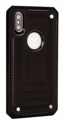 Eiroo Screwed Power iPhone X / XS Ultra Koruma Siyah Kılıf - 1