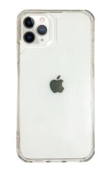 Eiroo Space iPhone 11 Pro Max Şeffaf Rubber Kılıf - 1