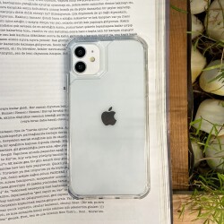 Eiroo Space iPhone 11 Pro Max Şeffaf Rubber Kılıf - 2