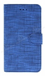 Eiroo Tabby Samsung Galaxy A51 Cüzdanlı Kapaklı Lacivert Deri Kılıf - Eiroo