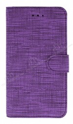 Eiroo Tabby Xiaomi Mi 10 Lite Cüzdanlı Kapaklı Mor Deri Kılıf - Eiroo