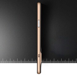 Eiroo Tiger Power iPhone 12 Mini 5.4 inç Standlı Ultra Koruma Rose Gold Silikon Kılıf - 8