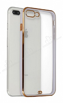iPhone 7 Plus / 8 Plus Bumper Mor Silikon Klf