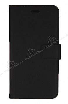 iPhone 13 Pro Max Czdanl Kapakl Siyah Deri Klf