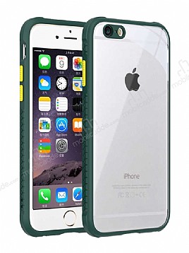 iPhone 6 / 6S Ultra Koruma Kaff Koyu Yeil Klf