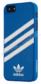 adidas iPhone SE / 5 /5S Mavi Deri Rubber Klf
