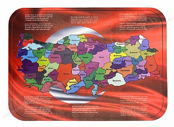 Ahşap Türkiye Haritası Puzzle