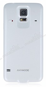 Anymode Samsung i9600 Galaxy S5 Bataryal Beyaz Klf