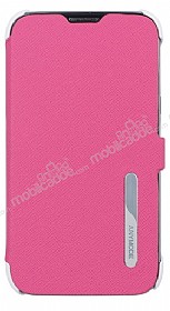 Anymode Samsung N7100 Galaxy Note 2 Cradle Folio Kapakl Pembe Deri Klf