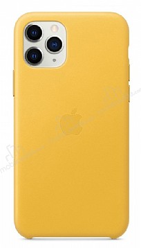 Apple iPhone 11 Pro Orjinal Limon Sars Deri Klf