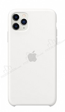 Apple iPhone 11 Pro Orjinal Beyaz Silikon Klf