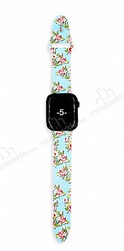 Apple Watch 4 / Watch 5 Rose Mavi Kordon (40 mm)