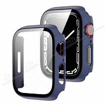 Apple Watch 7 Siyah ereveli Lacivert Klf 45mm