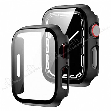 Apple Watch 7 Siyah ereveli Siyah Klf 45mm