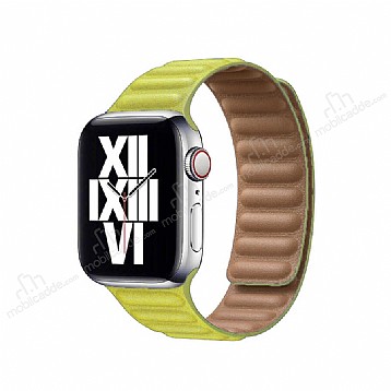 Apple Watch SE Sar Deri Kordon 44 mm
