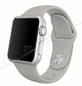 Apple Watch Gri Silikon Kordon (38 mm)