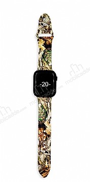 Apple Watch / Watch 2 / Watch 3 Yaprak Desenli Kordon (38 mm)