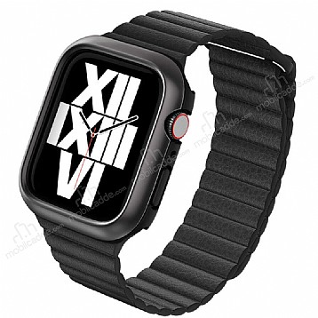 Araree Amy Apple Watch 6 Siyah Ekran Korumal Cam Klf 44mm