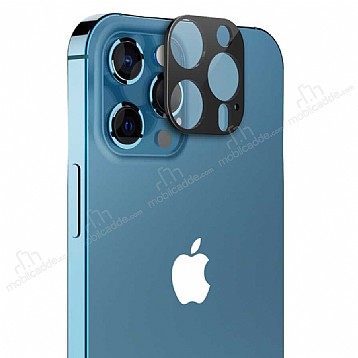 Araree C-Subcore iPhone 12 Pro Max 6.7 in Siyah Temperli Kamera Koruyucu